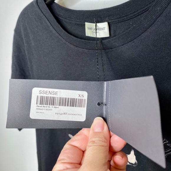 Authentic Saint Laurent ‘Free Bird Tour’ Tee - Picture 13 of 14